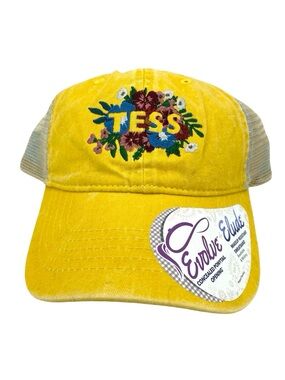 Infinity Tess Embroidered Evolve +Elude Women’s Mesh Strapback Trunk Hat New